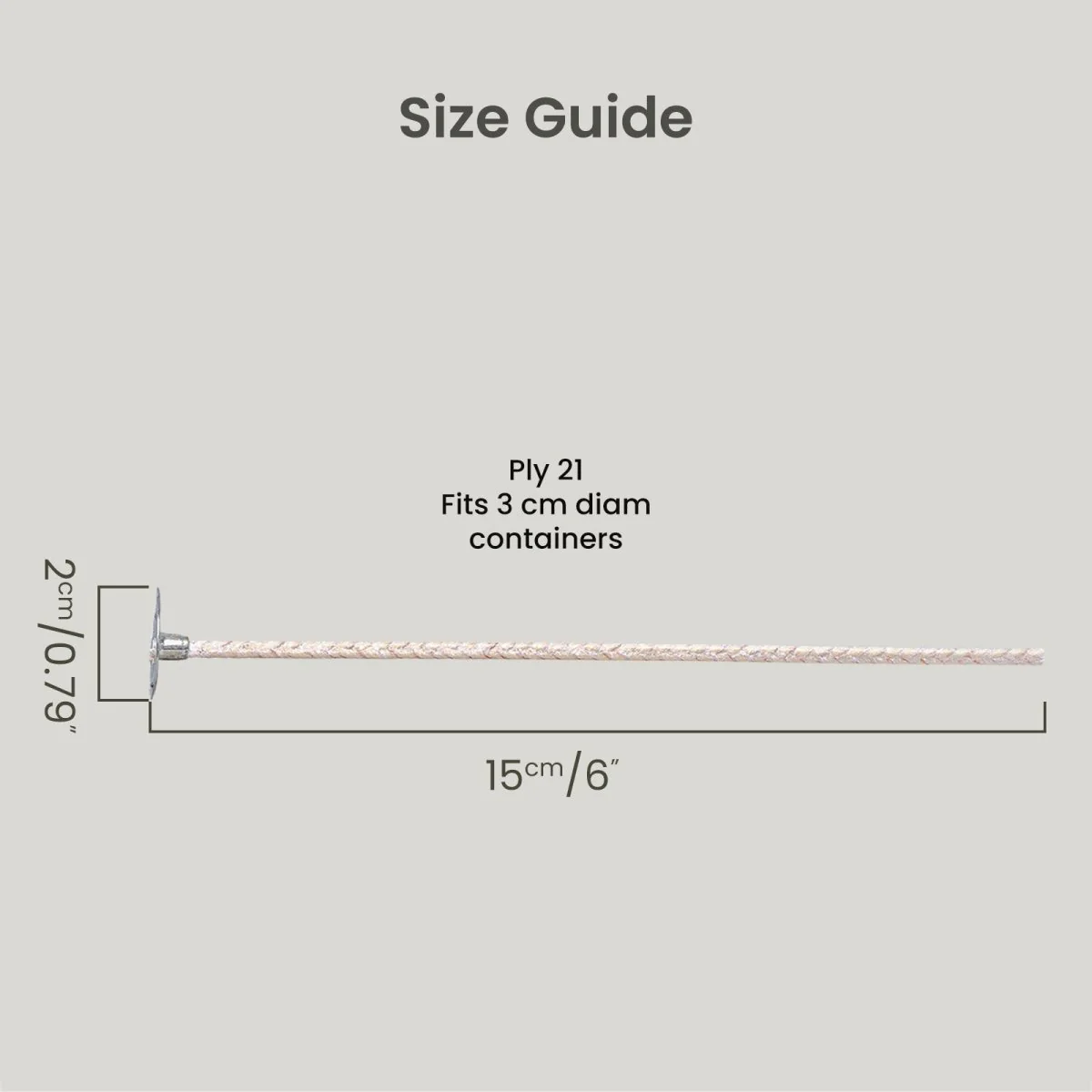 21 Ply ECO Premium Candle Wick Pretabbed & Pre-Waxed - Image 6