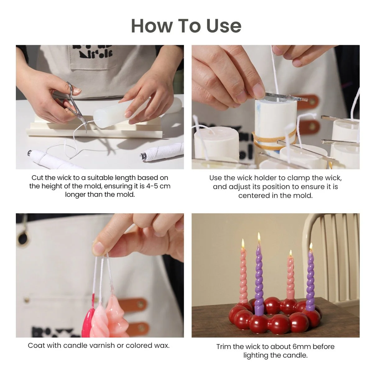 24 Ply Braided LX Candle Wick & Wick Holder - Image 9
