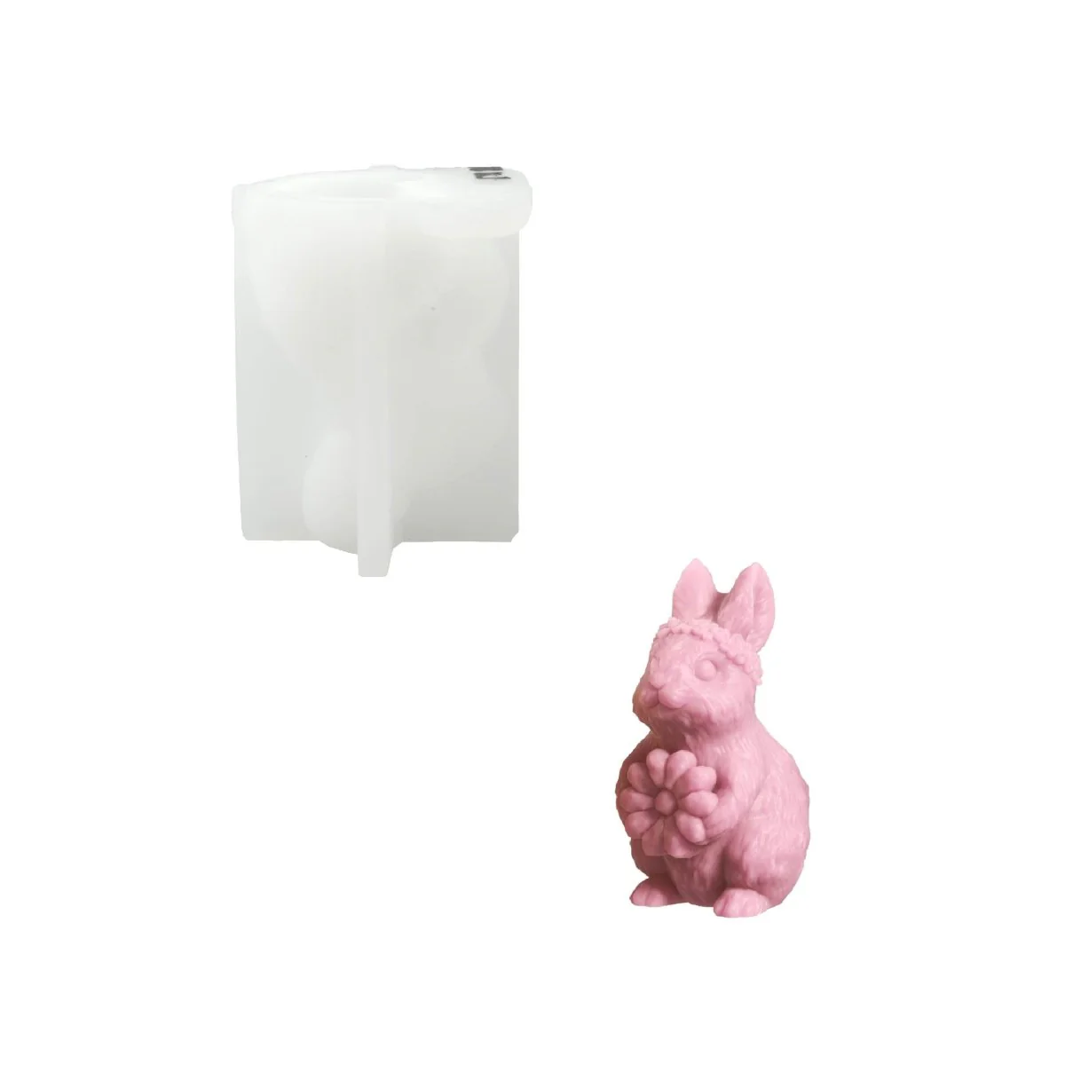 Hoppy Bunny’s Little World Container Candle Silicone Mold Collection - Image 12