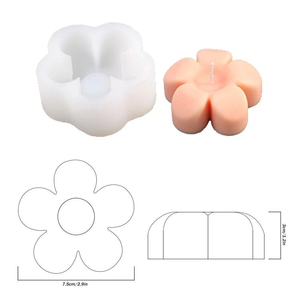 Flower in Bloom Candle Silicone Molds - Image 12