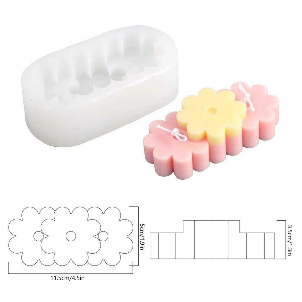 Flower in Bloom Candle Silicone Molds - Image 13