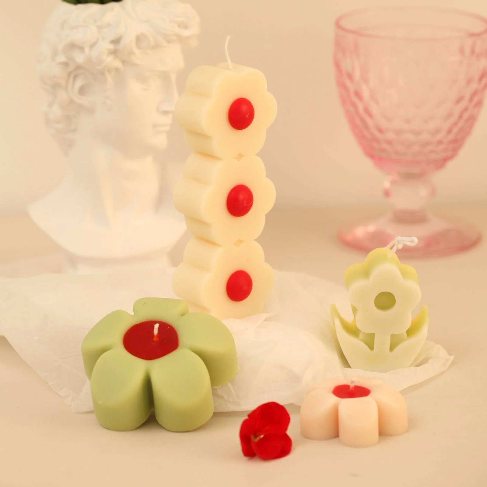 Flower in Bloom Candle Silicone Molds - Image 4