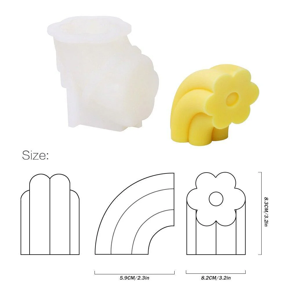 Flower in Bloom Candle Silicone Molds - Image 7