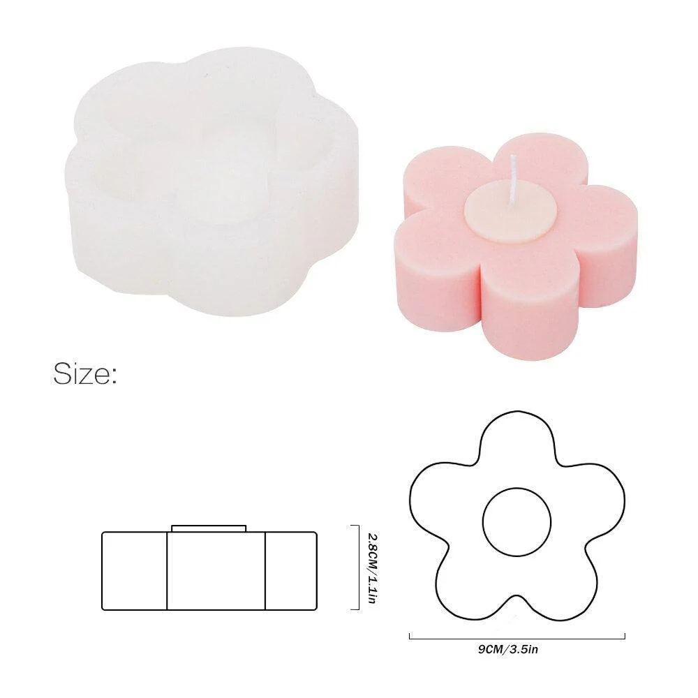 Flower in Bloom Candle Silicone Molds - Image 8
