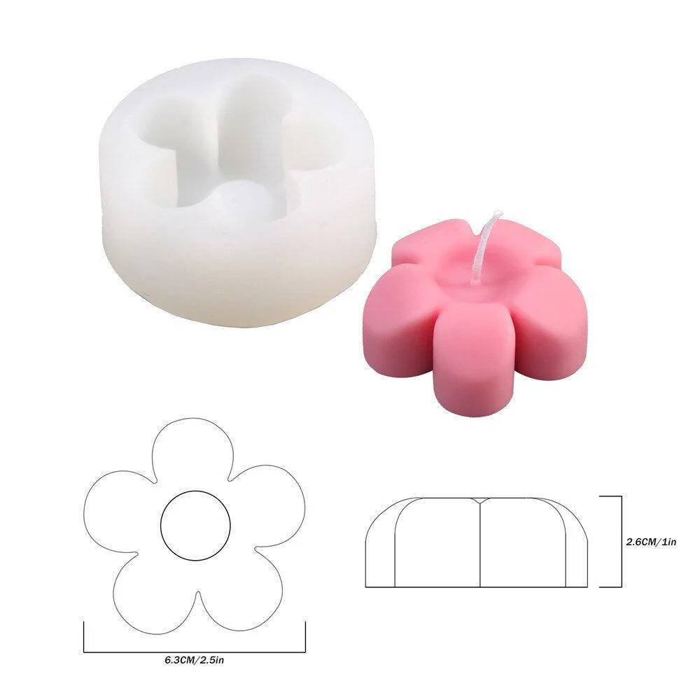 Flower in Bloom Candle Silicone Molds - Image 9