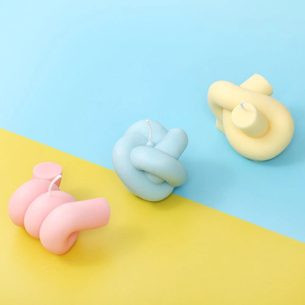 3D Silicone Candle Mold DIY Knot Rope Shape Mould - Image 4