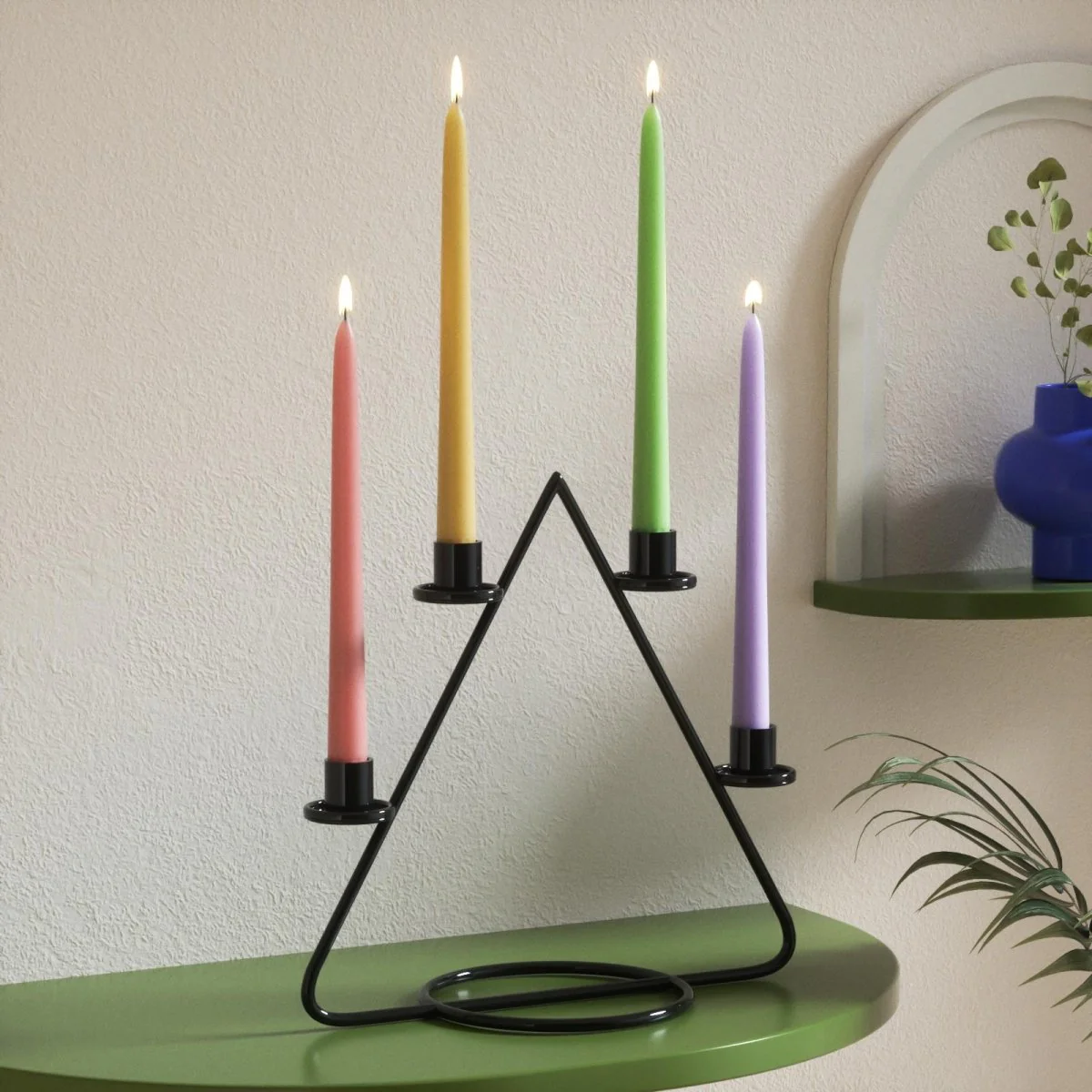 Multi-Cavity Taper Candle Silicone Mold - 4 Cavities - Image 11