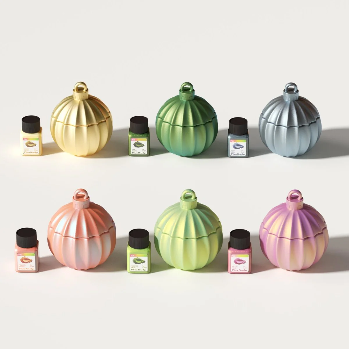4oz Christmas Twinkle Bauble Candle Jar & Refill Silicone Mold Collection - Image 8