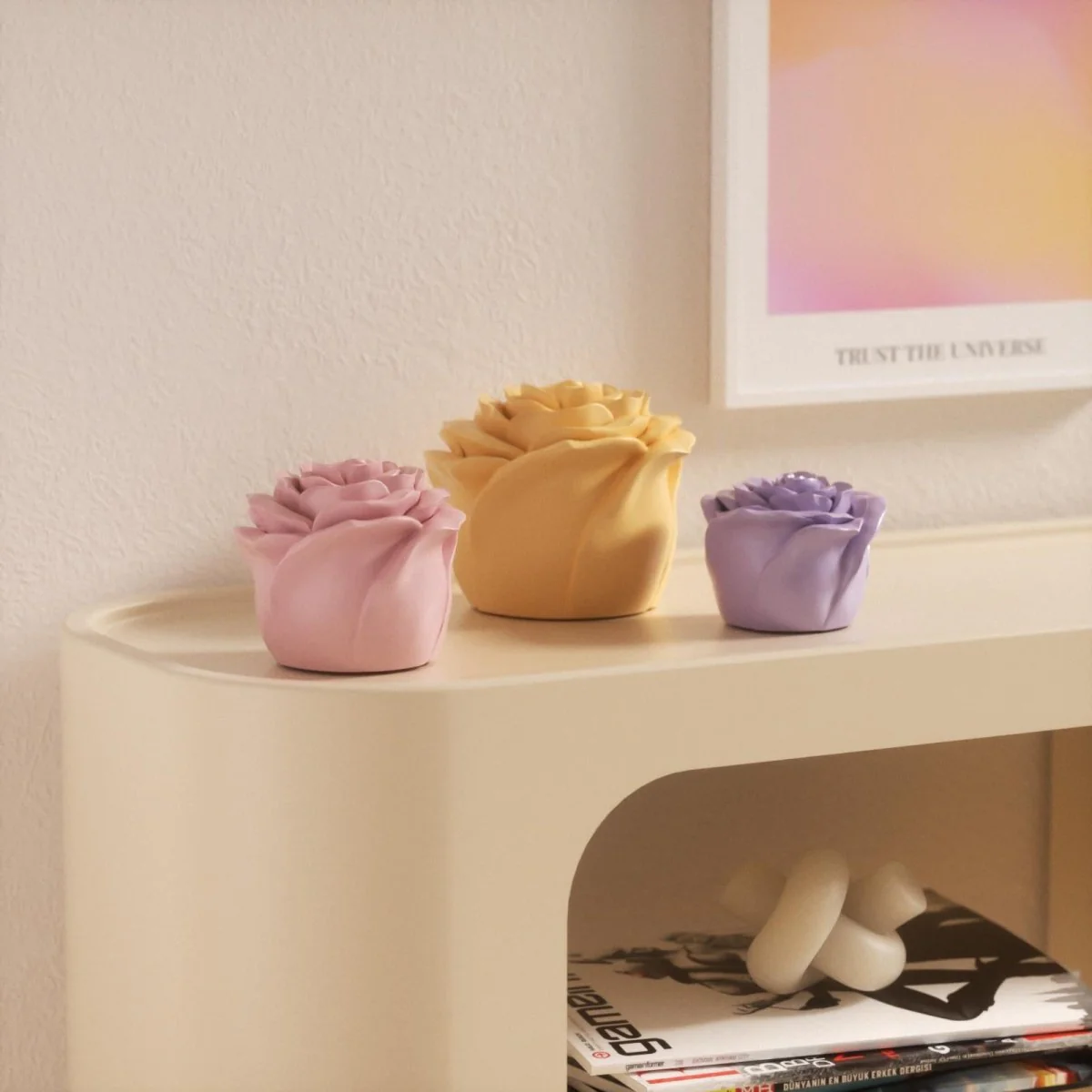 4oz Eternal Rose Bloom Candle Jar & Candle Refill Silicone Mold - Image 7