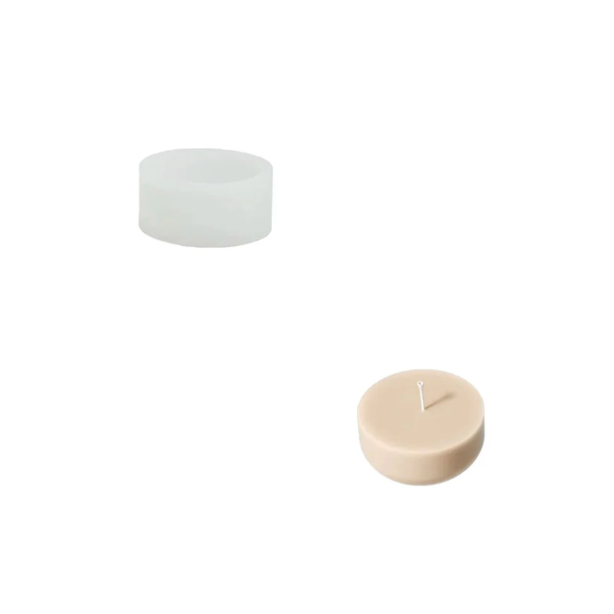4oz Eternal Rose Bloom Candle Jar & Candle Refill Silicone Mold - Image 9