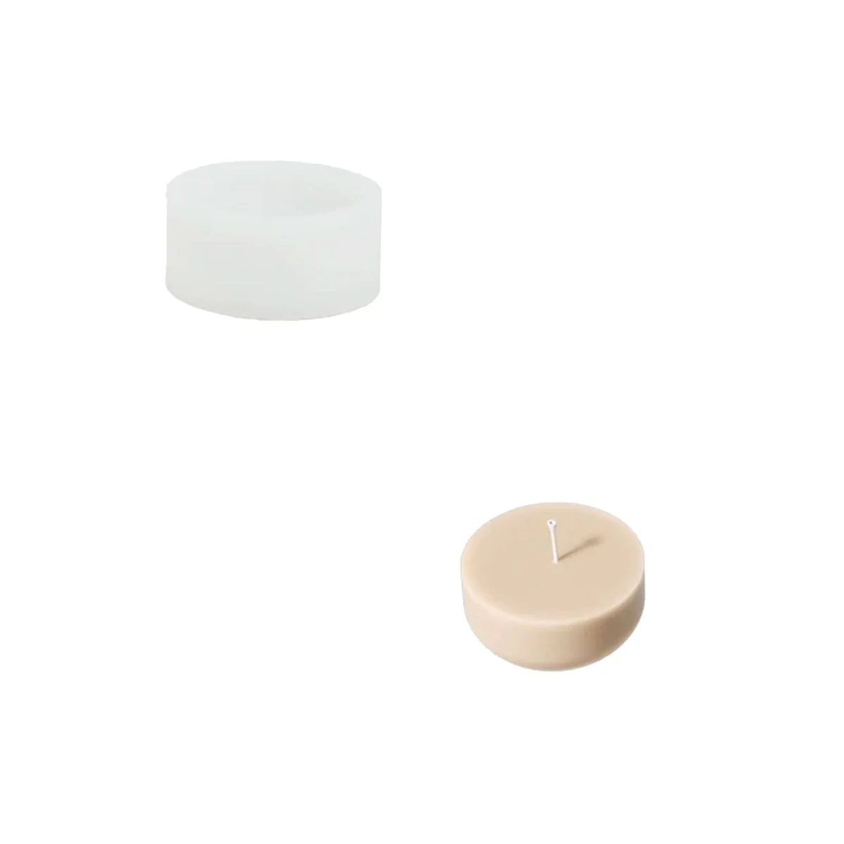 7oz Eternal Rose Bloom Candle Jar & Candle Refill Silicone Mold - Image 9