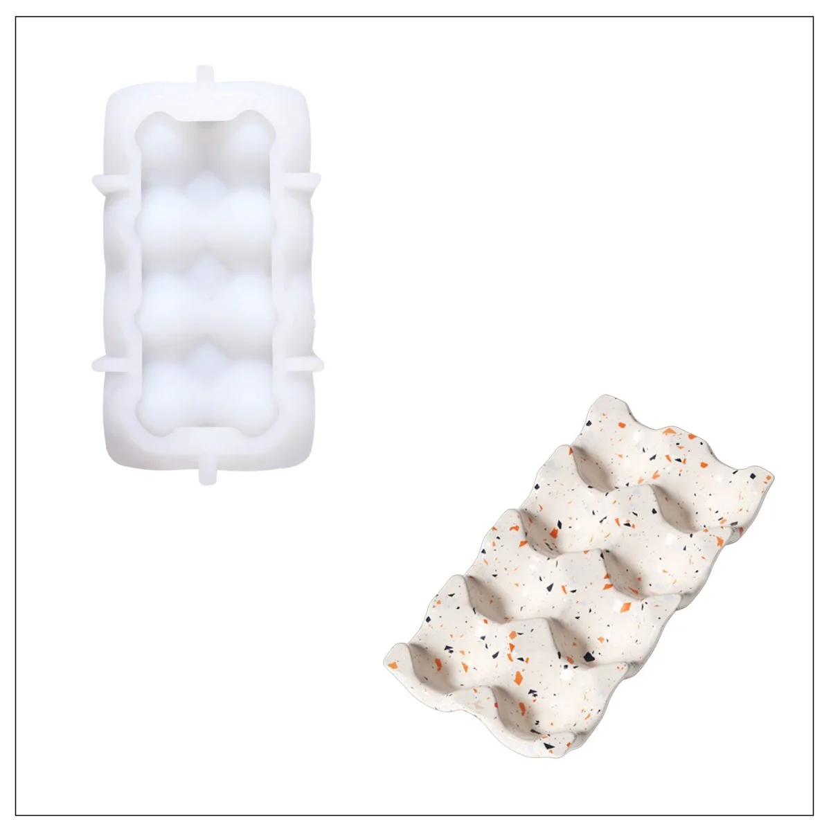 8-Egg Soft Curve Egg Tray Mold - Image 8