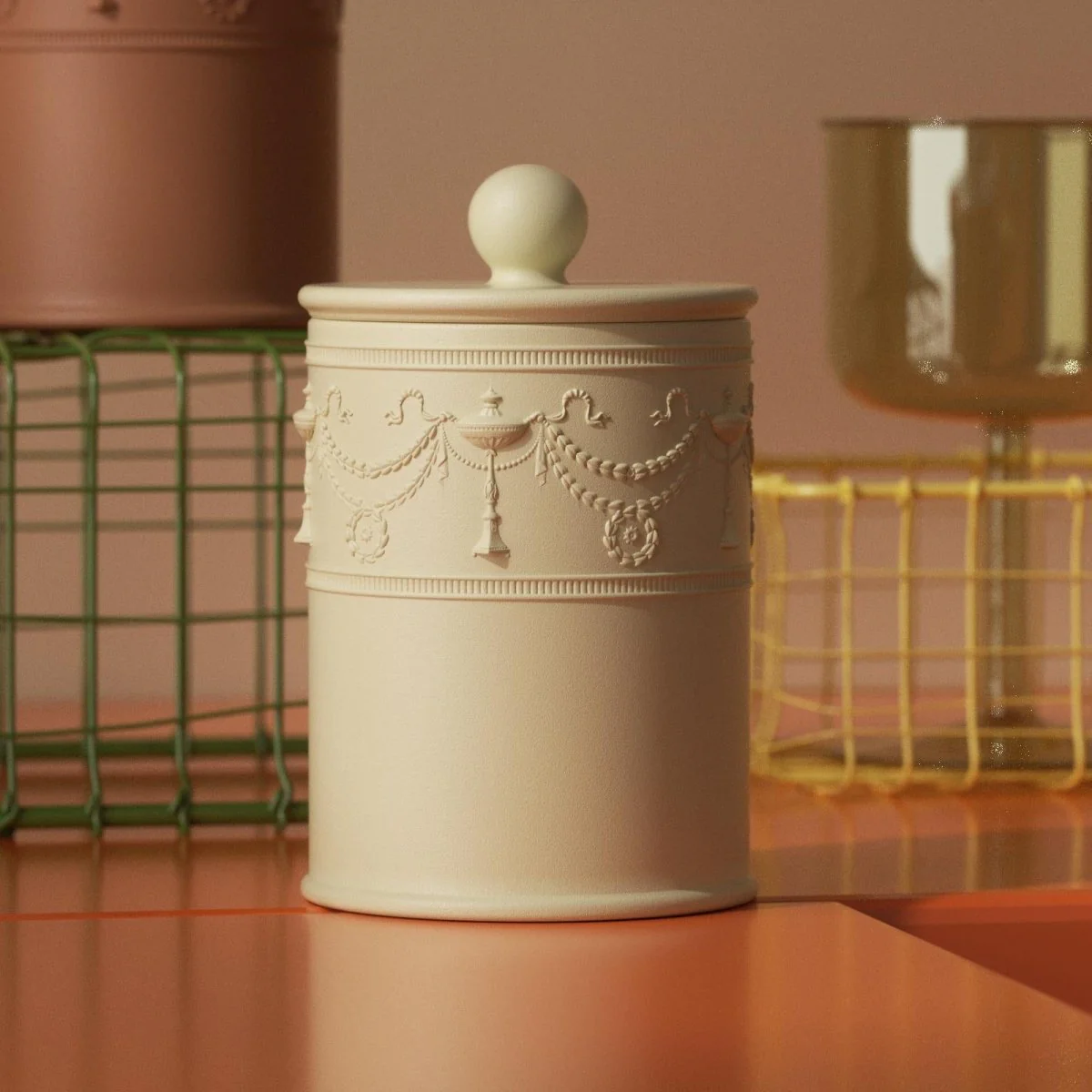 Garland Drapery Candle Jar Silicone Mold & 9 oz Candle Refill Silicone Mold - Image 4