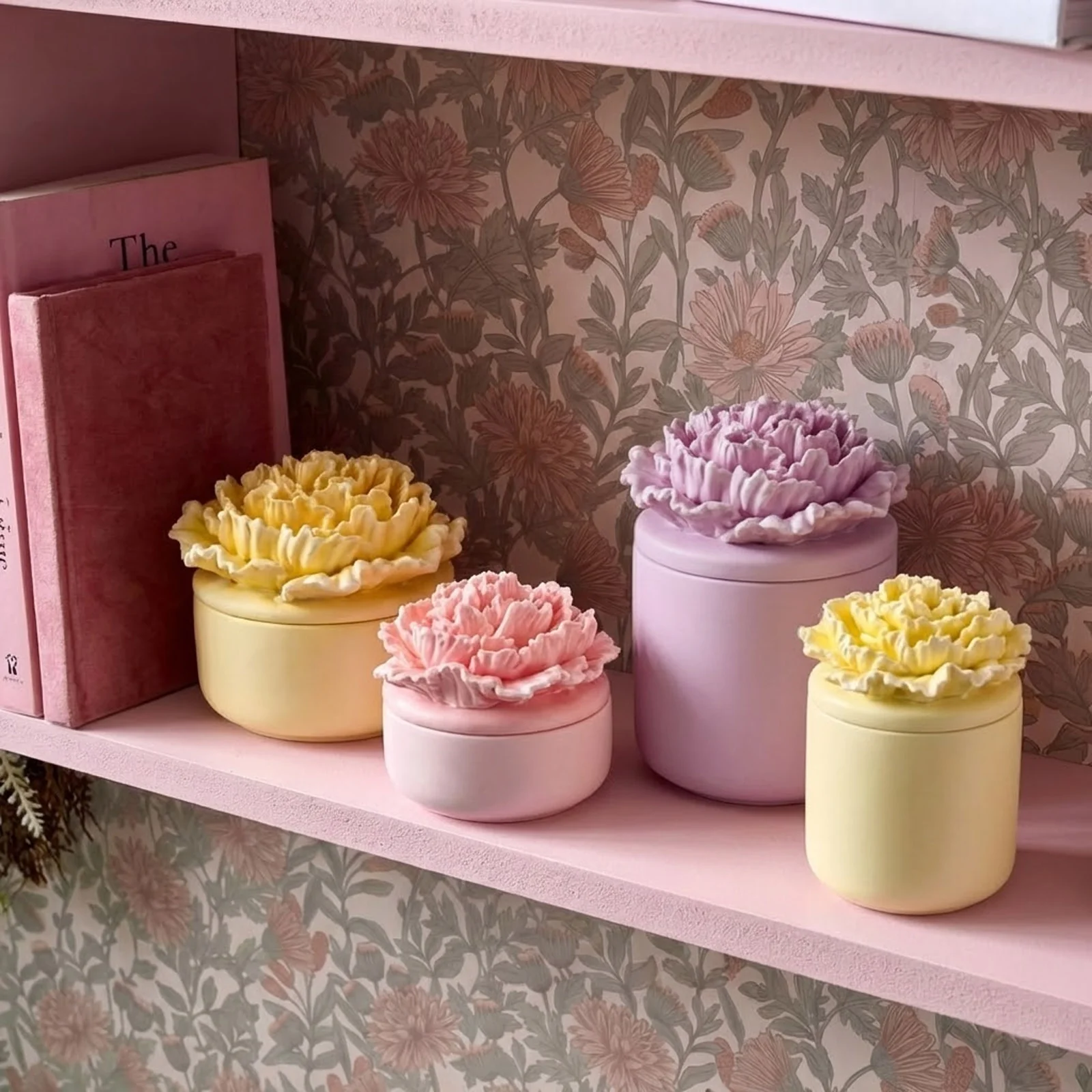 A Little Love Carnation Candle Jar & Candle Refill Silicone Mold Collection - Image 6