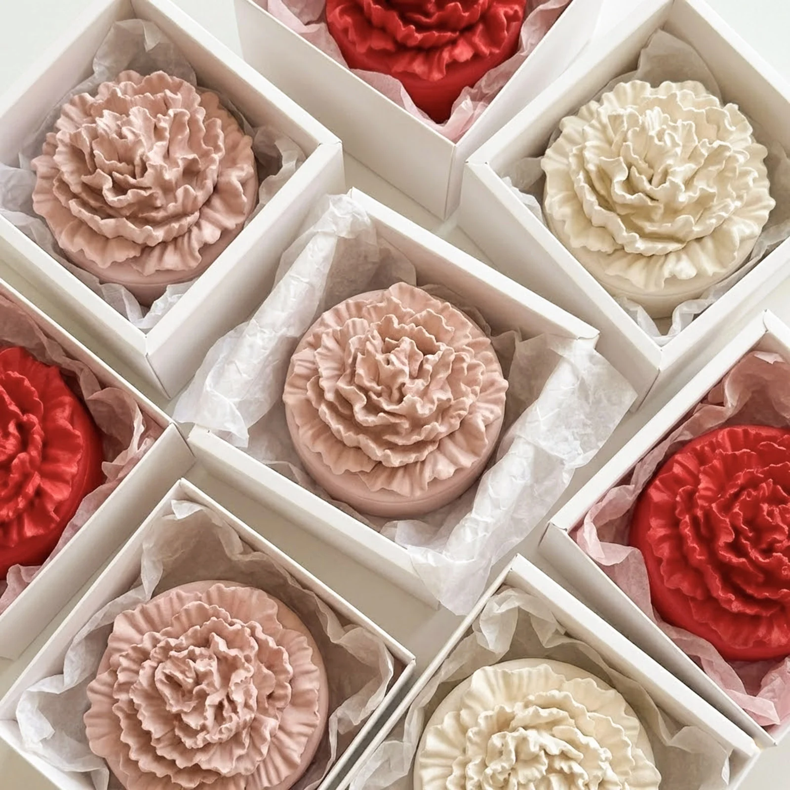 A Little Love Carnation Candle Jar & Candle Refill Silicone Mold Collection - Short - Image 4