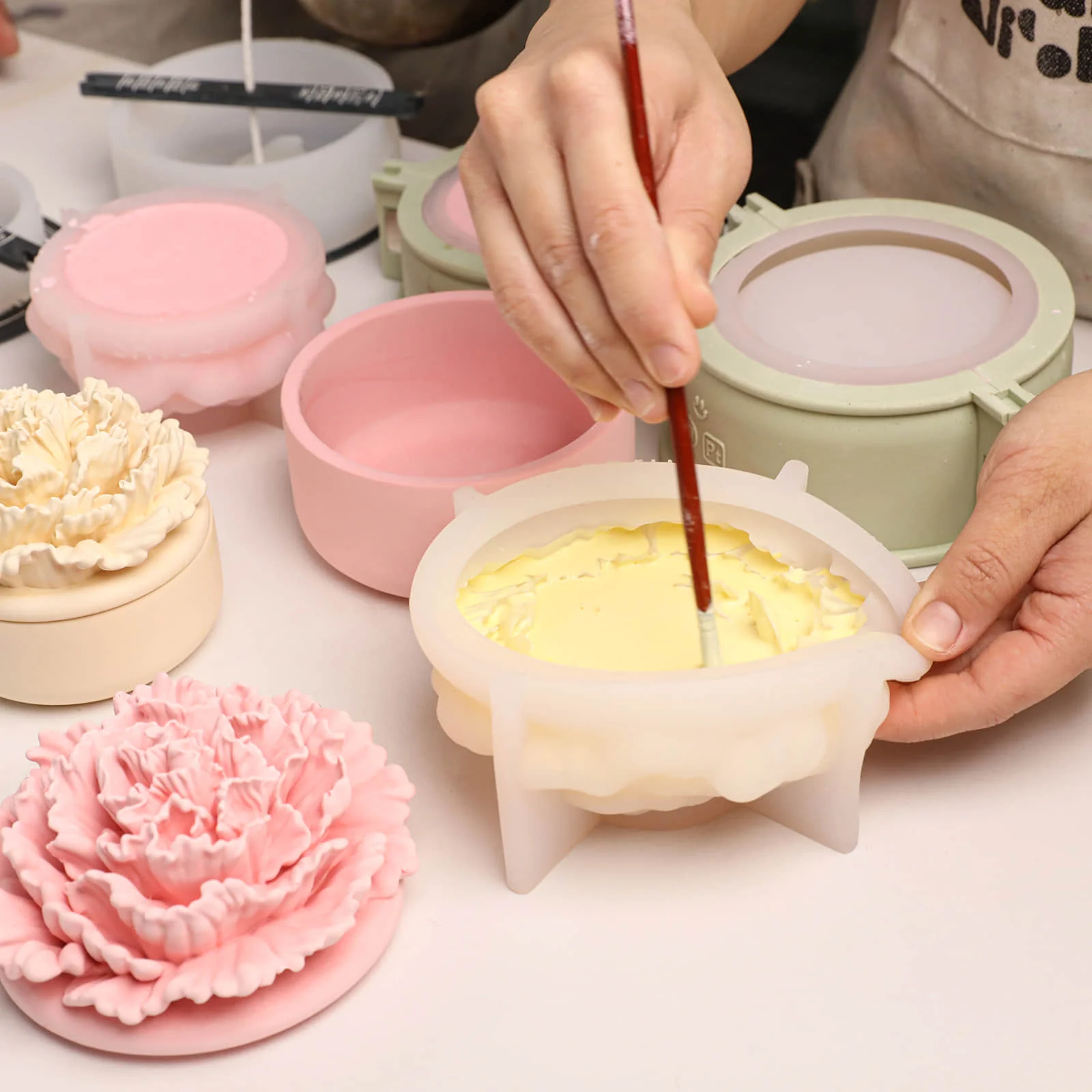 A Little Love Carnation Candle Jar & Candle Refill Silicone Mold Collection - Short - Image 6