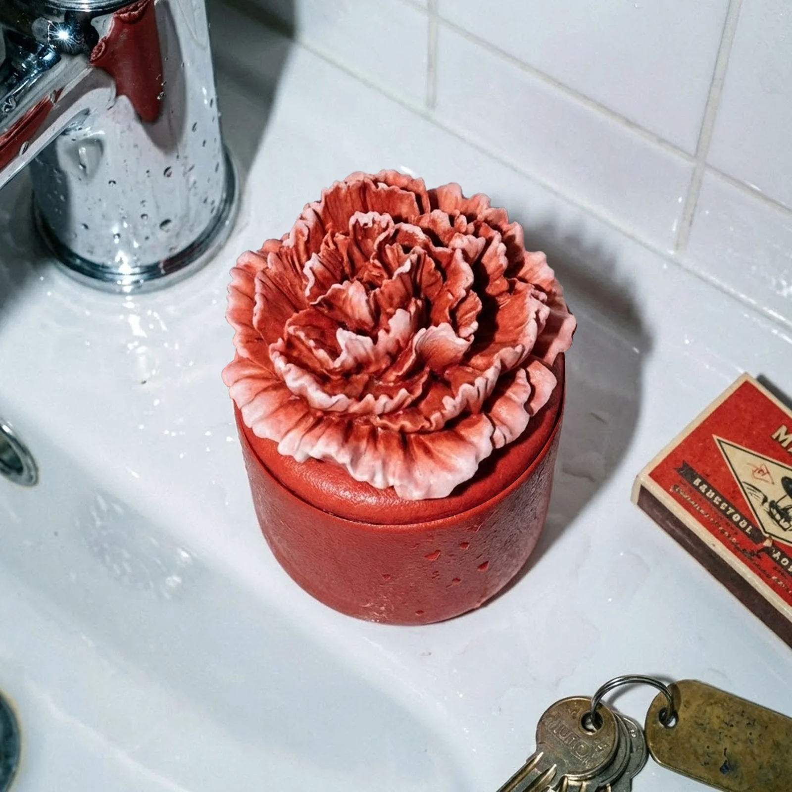 A Little Love Carnation Candle Jar & Candle Refill Silicone Mold Collection - Tall - Image 4