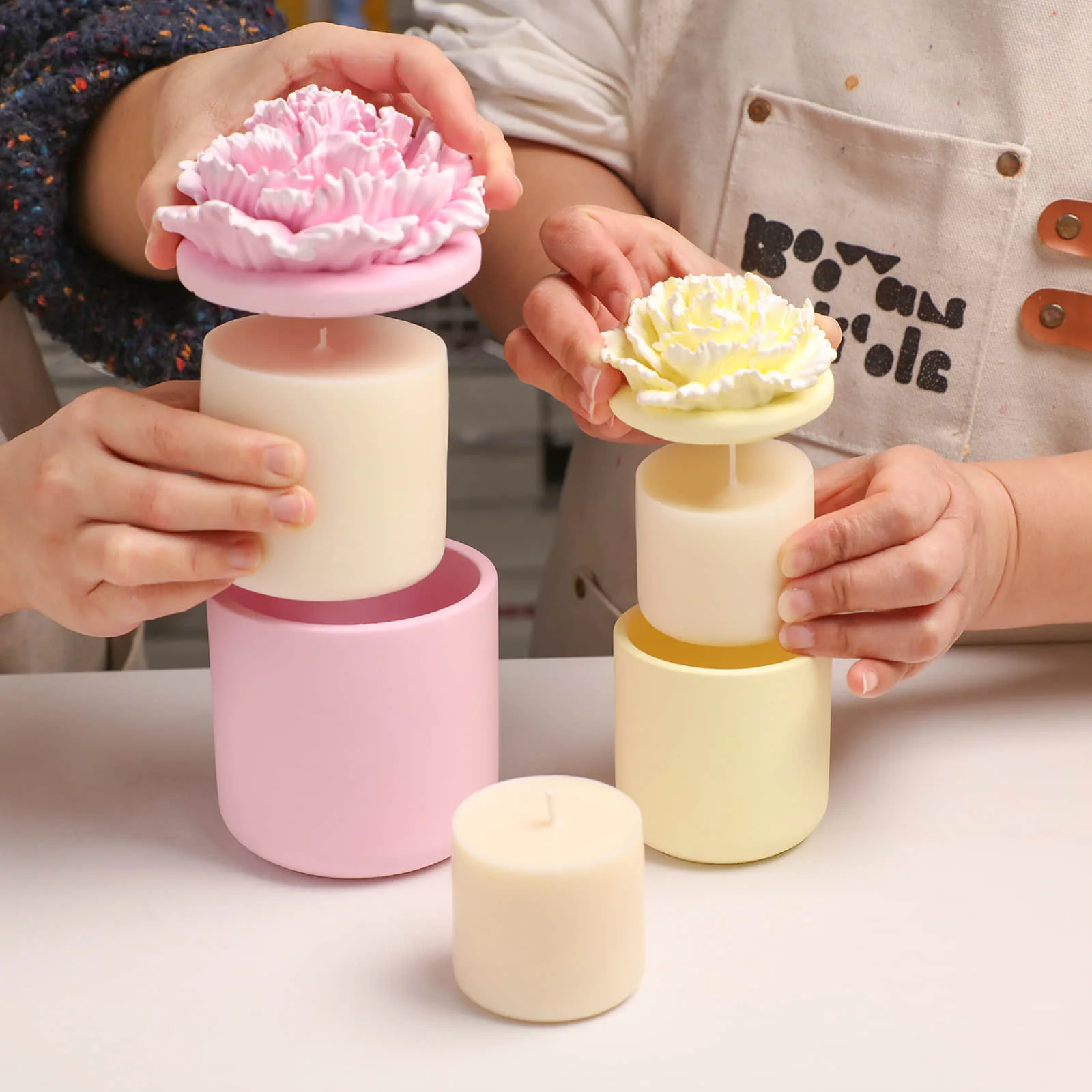 A Little Love Carnation Candle Jar & Candle Refill Silicone Mold Collection - Tall - Image 9