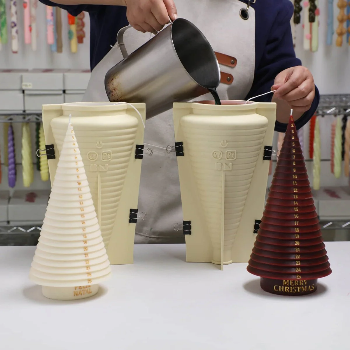 Academia Design de Velas × Boowan Nicole | Advent Candle Mold - Image 4