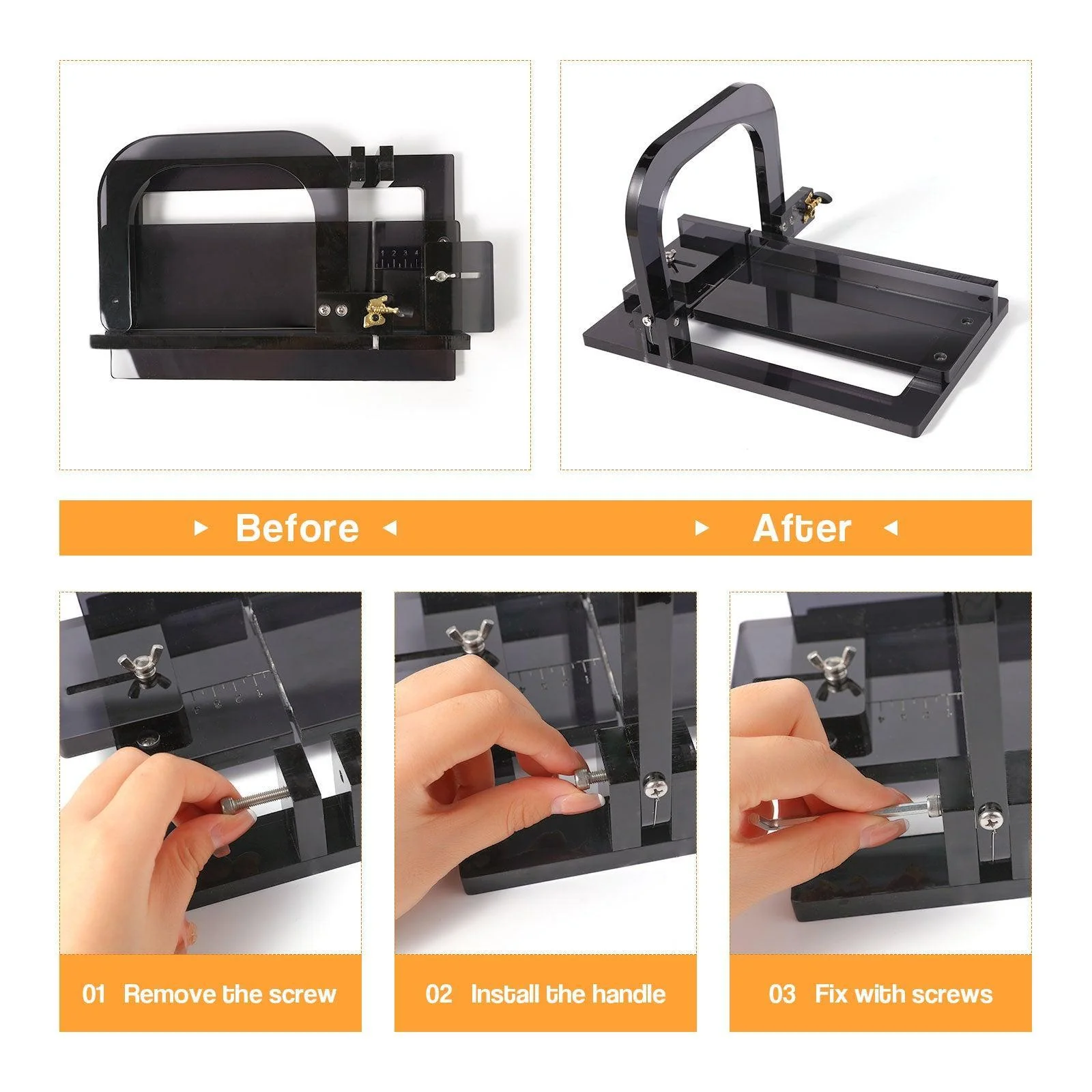 Acrylic Soap Cutter Adjustable Cutting Tool for Handmade Soap Making - Image 5