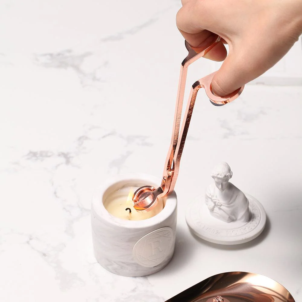 6 Pcs Aromatherapy Candle Tool Set Candle Wick Trimmer Candle Snuffer Dipper - Image 4