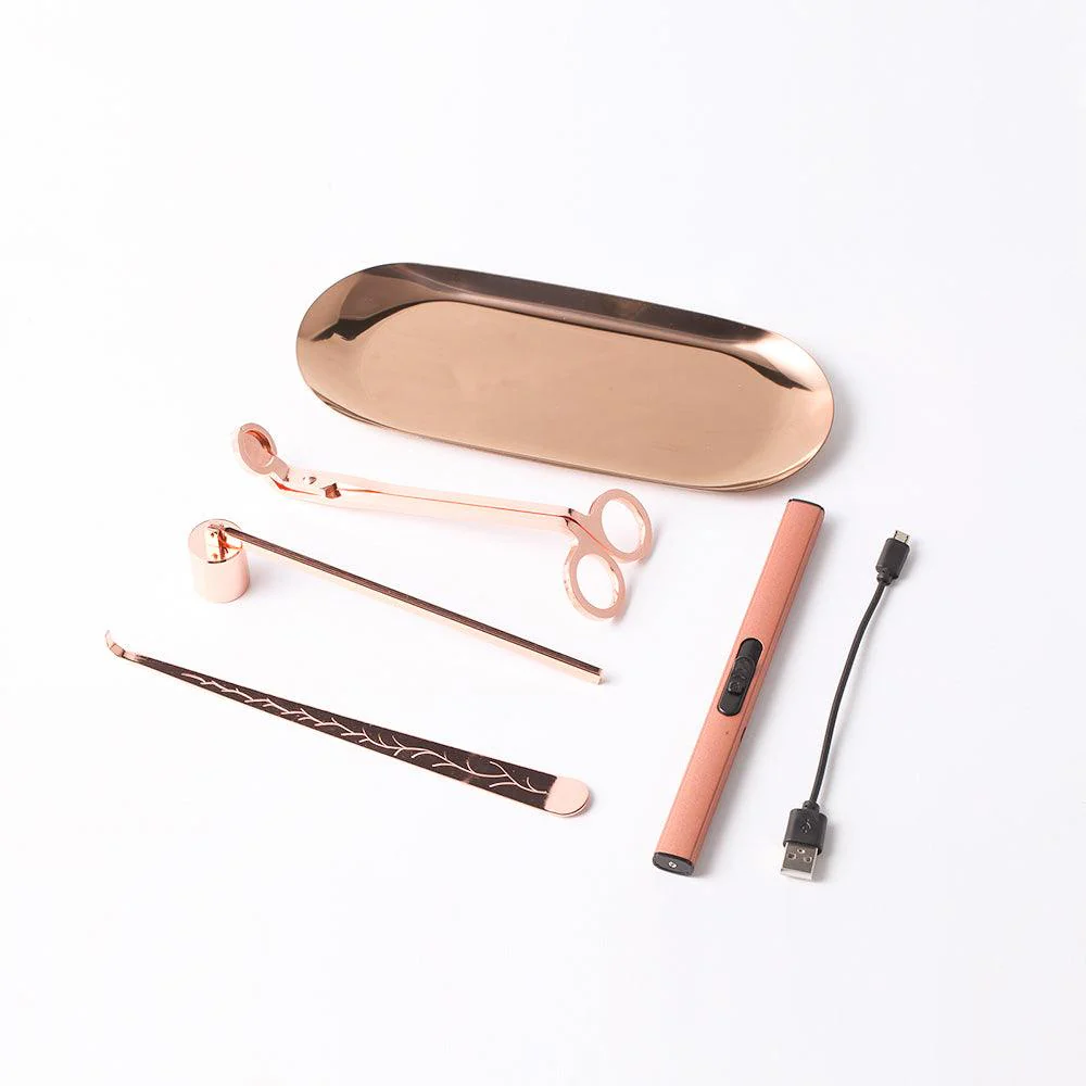 6 Pcs Aromatherapy Candle Tool Set Candle Wick Trimmer Candle Snuffer Dipper - Image 8