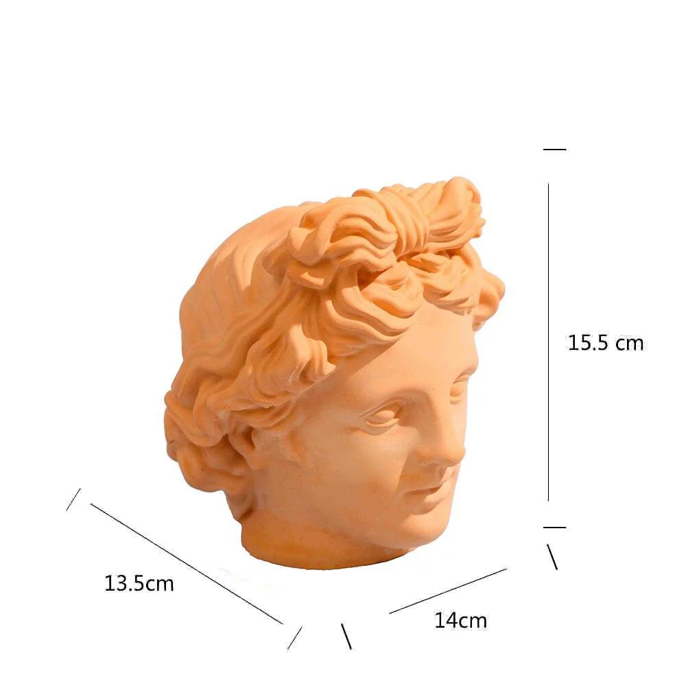 Greek Goddess Head Candle Silicone Mold - Image 7