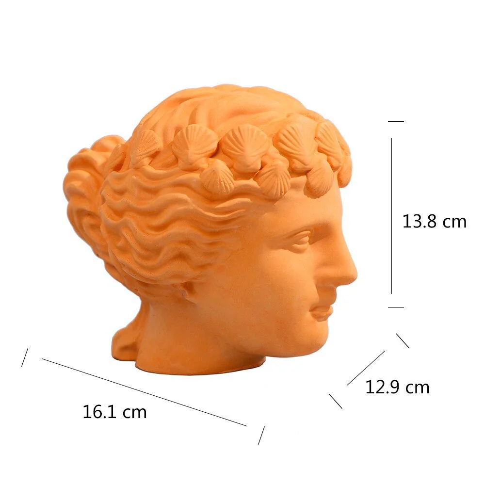 Greek Goddess Head Candle Silicone Mold - Image 8