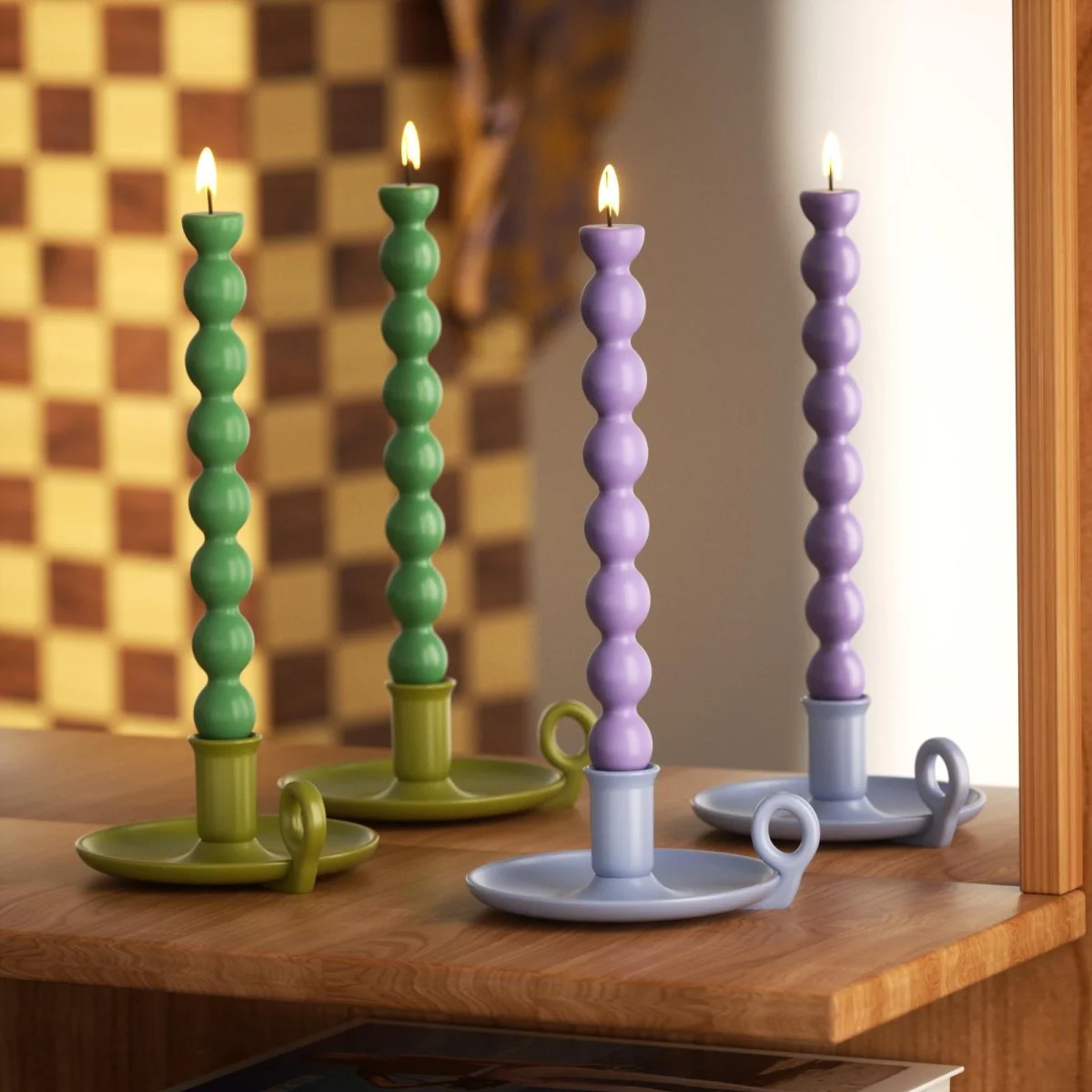 Beadline Taper Candle Silicone Mold - Image 5