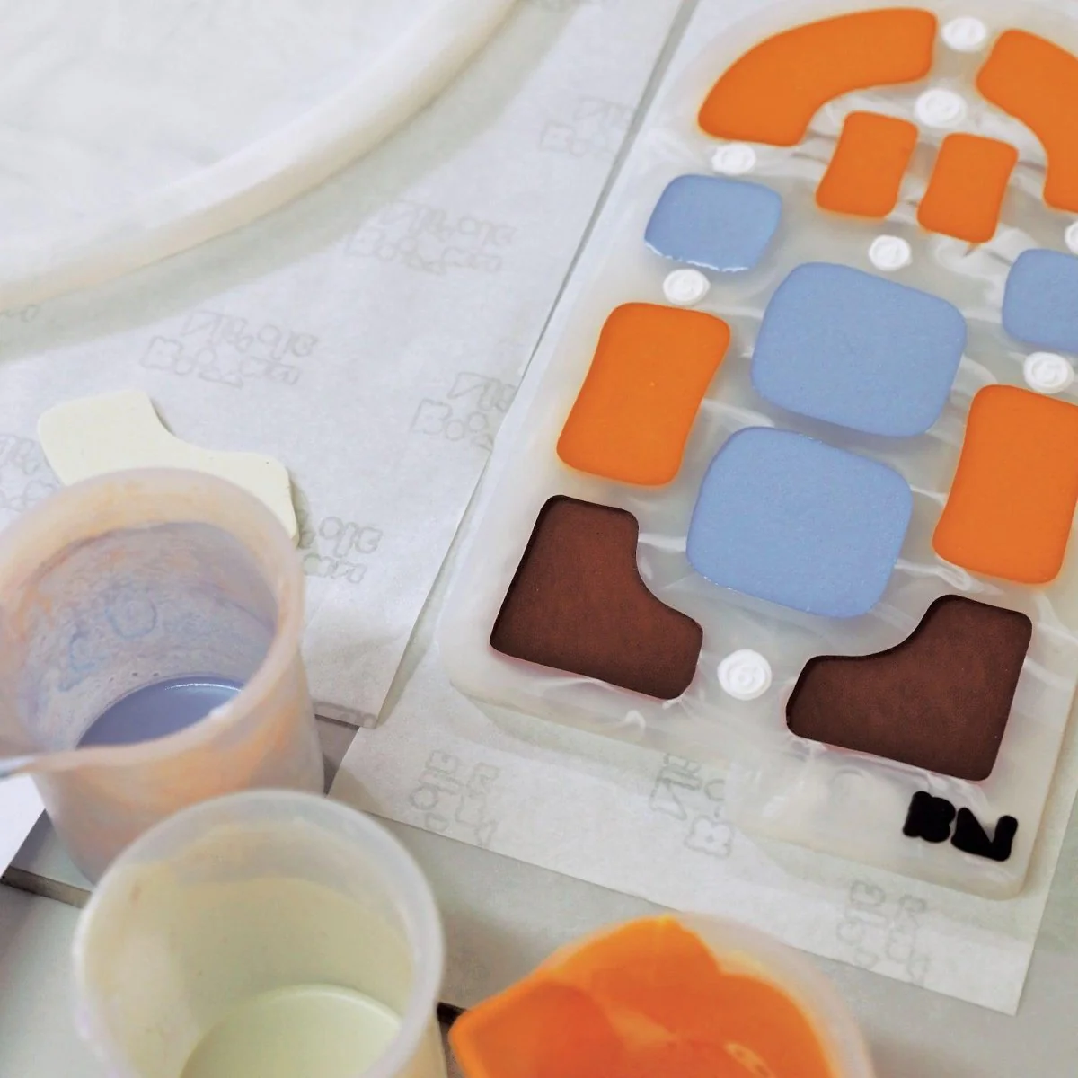 Block-Play Placemat Silicone Mold and Glaze Coat - Image 5