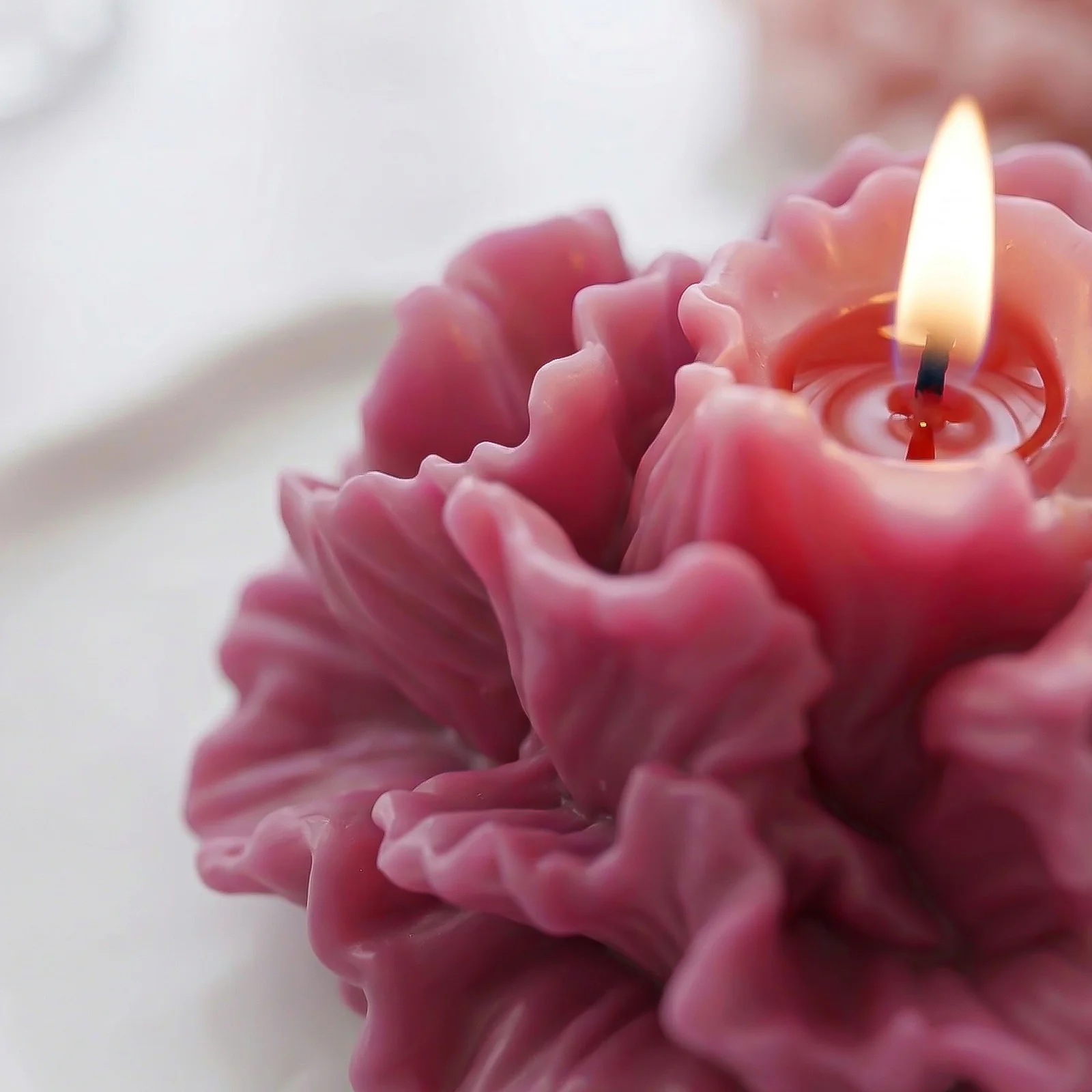 Blooming Carnation Candle Silicone Mold - Image 3