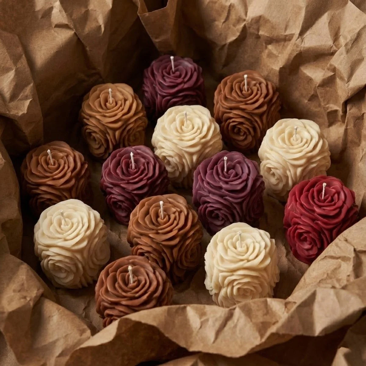 Blossom of Romance Pillar Candle Silicone Mold - Image 6