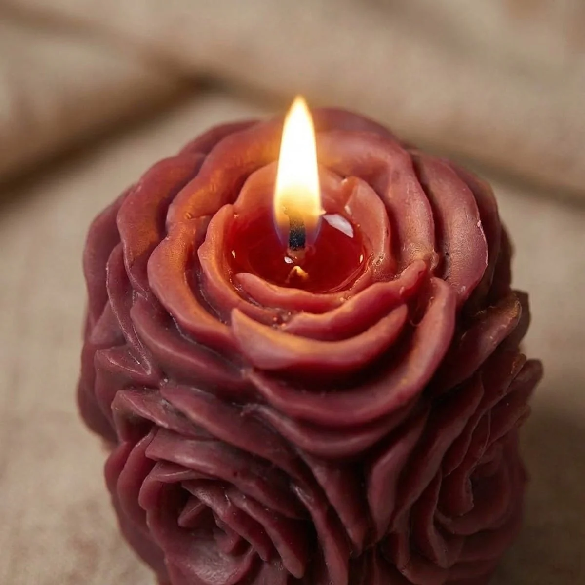 Blossom of Romance Pillar Candle Silicone Mold - Image 8