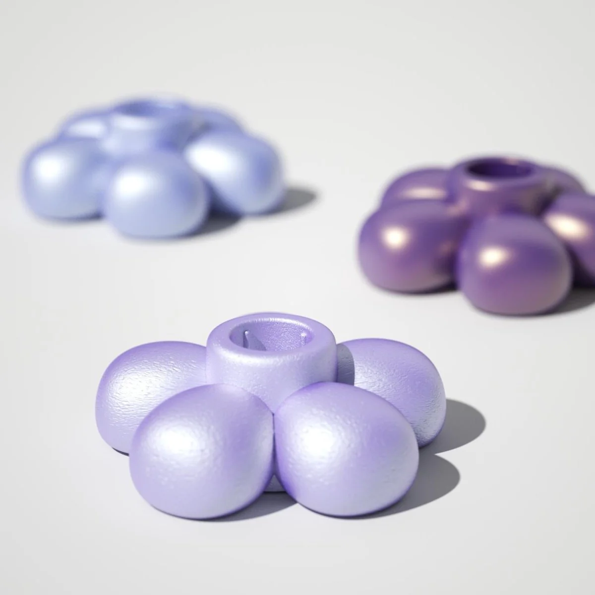 BLOSSOM Serenity Candle Holder - Pearlescent Lavender - Image 5