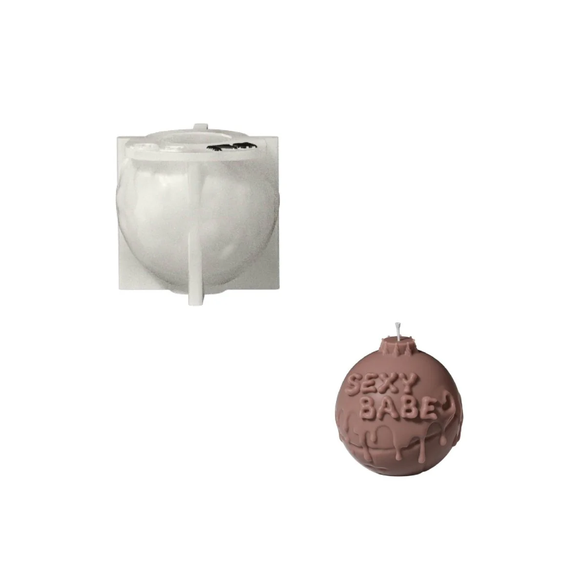 Large Boomy Love Candle Silicone Mold Collection - Image 13