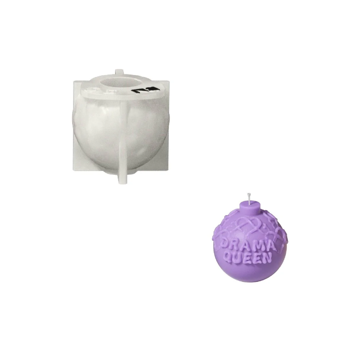 Large Boomy Love Candle Silicone Mold Collection - Image 20