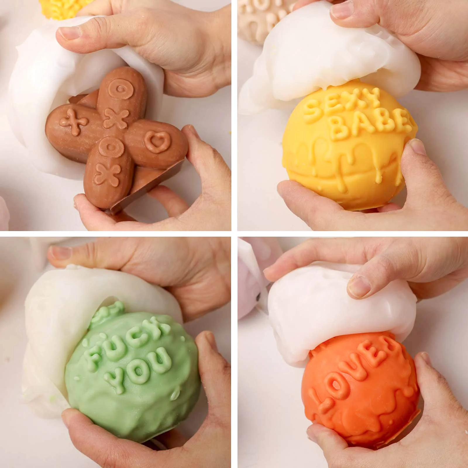 Large Boomy Love Candle Silicone Mold Collection - Image 8