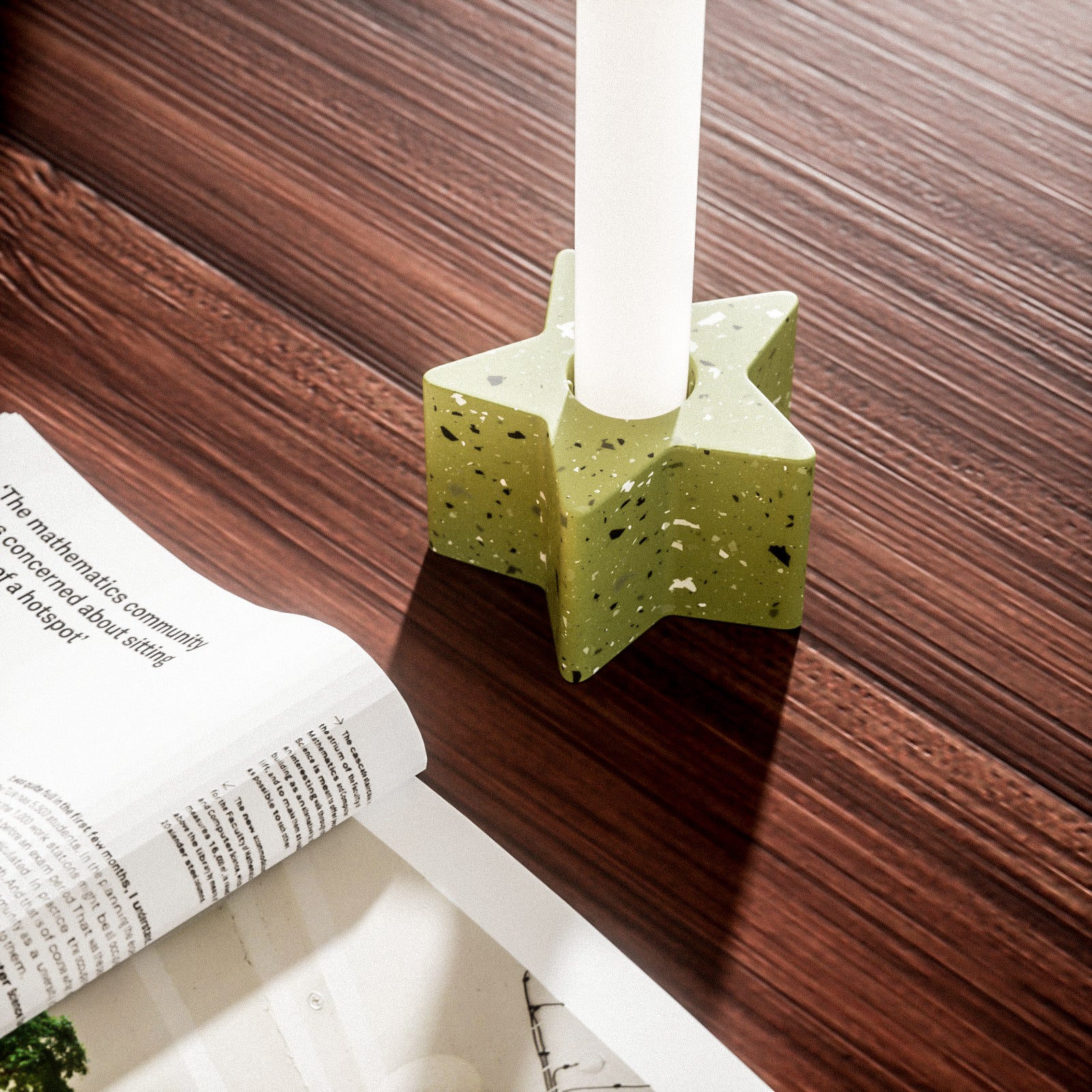 Star Taper Candle & Matchstick Holder Silicone Mold - Image 5