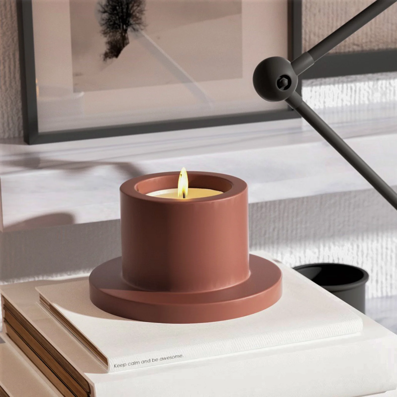 Medium Tealight Candle Holder Silicone Mold - Image 6