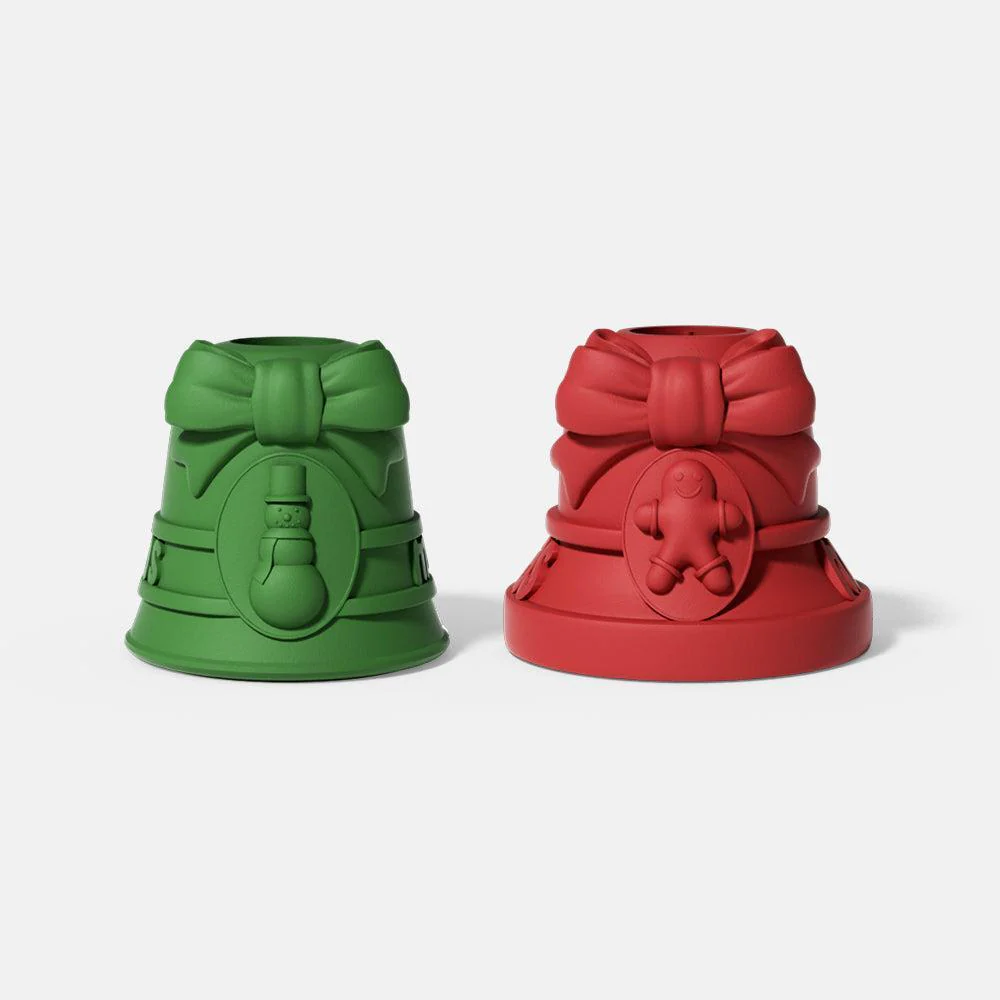 Christmas Bell Taper Candle Holder Silicone Mold