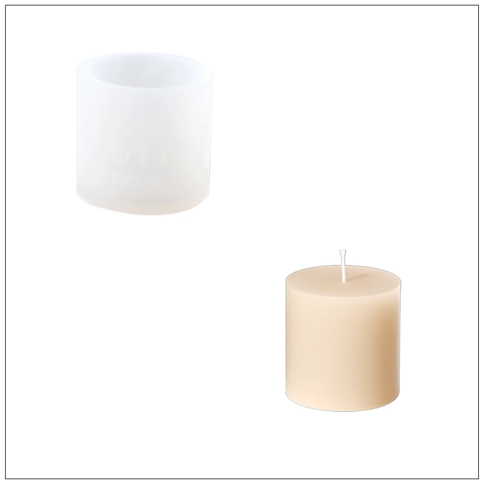 6.5oz Christmas Themed Candle Jar with Lid Silicone Mould - Image 17