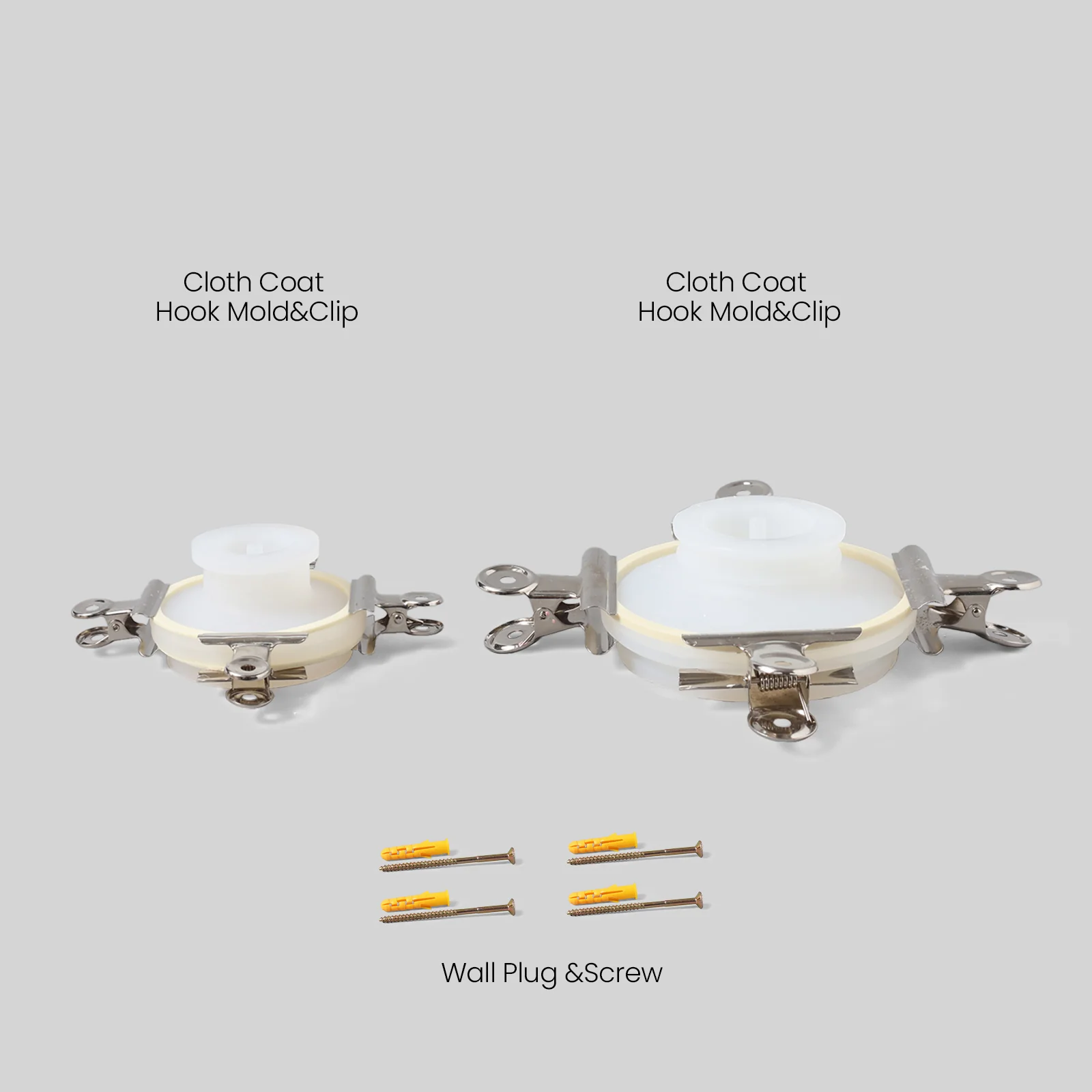 Round Wall Cloth Coat Hook Silicone Mold - Image 10