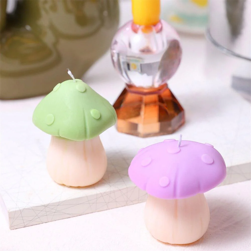 Christmas Mushroom Candle Silicone Mold - Image 7