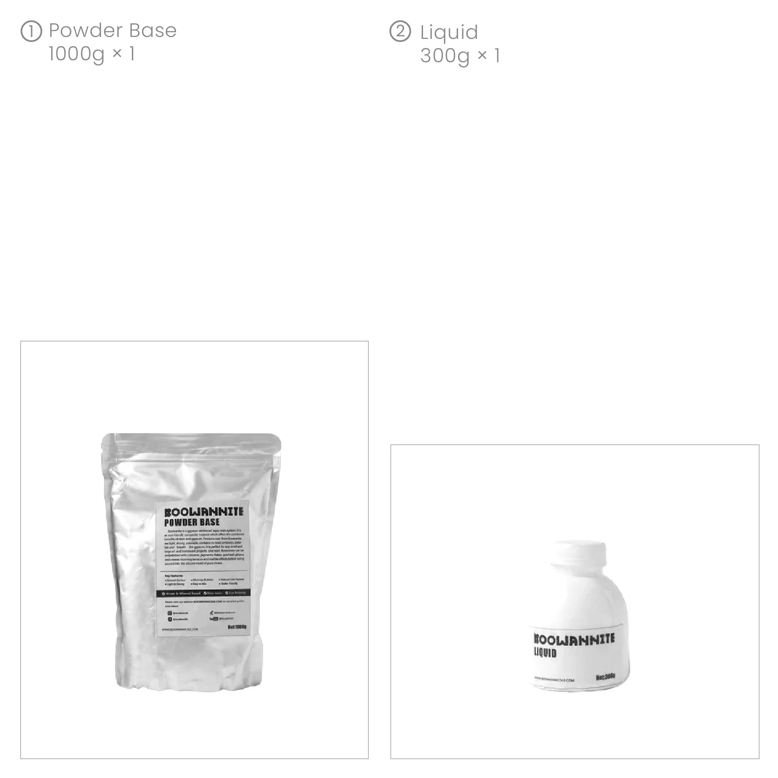Boowannite Aqua Eco Resin System 1400g - Image 7