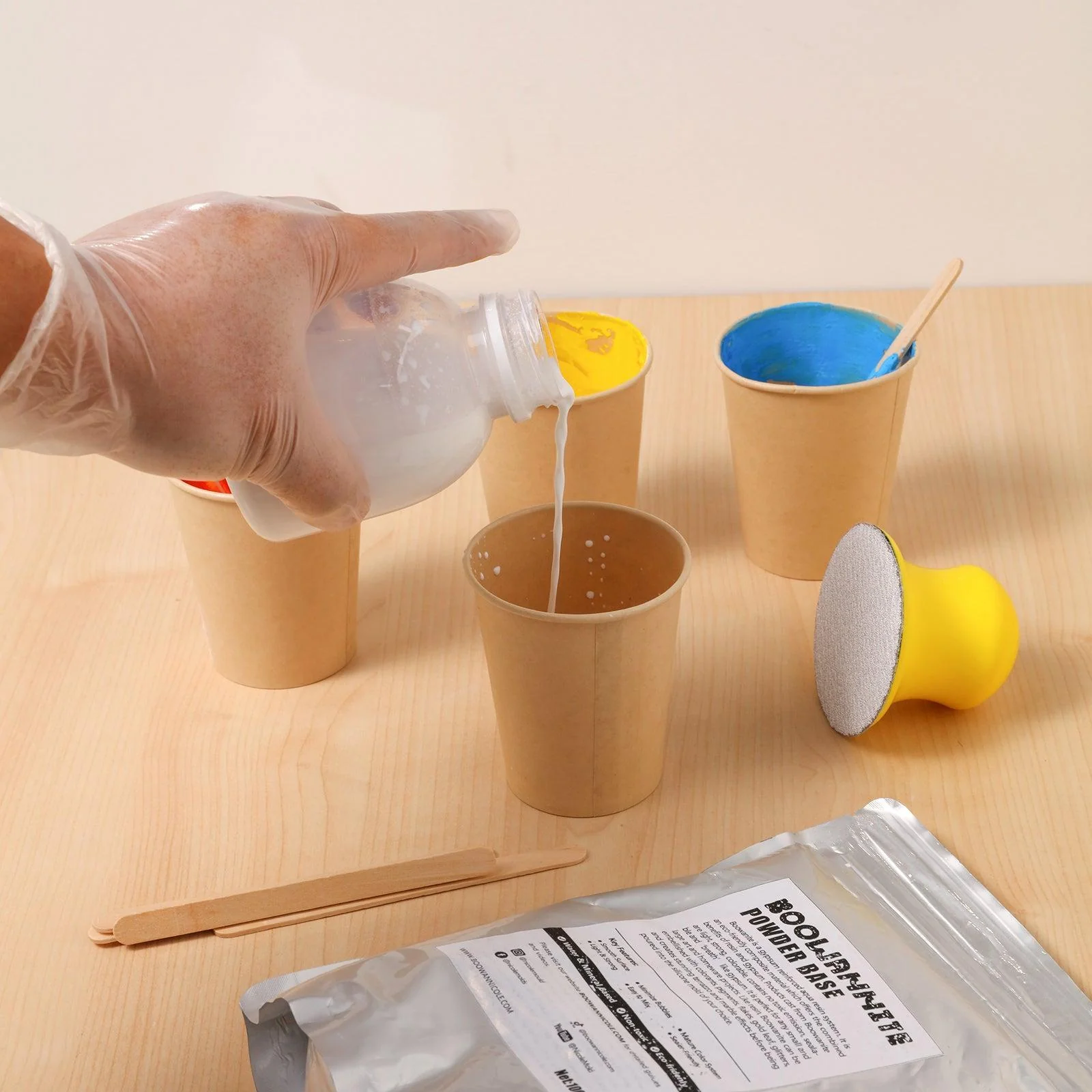 Boowannite Aqua Eco Resin Terrazzo & Concrete Crafts Making Kit - Image 6