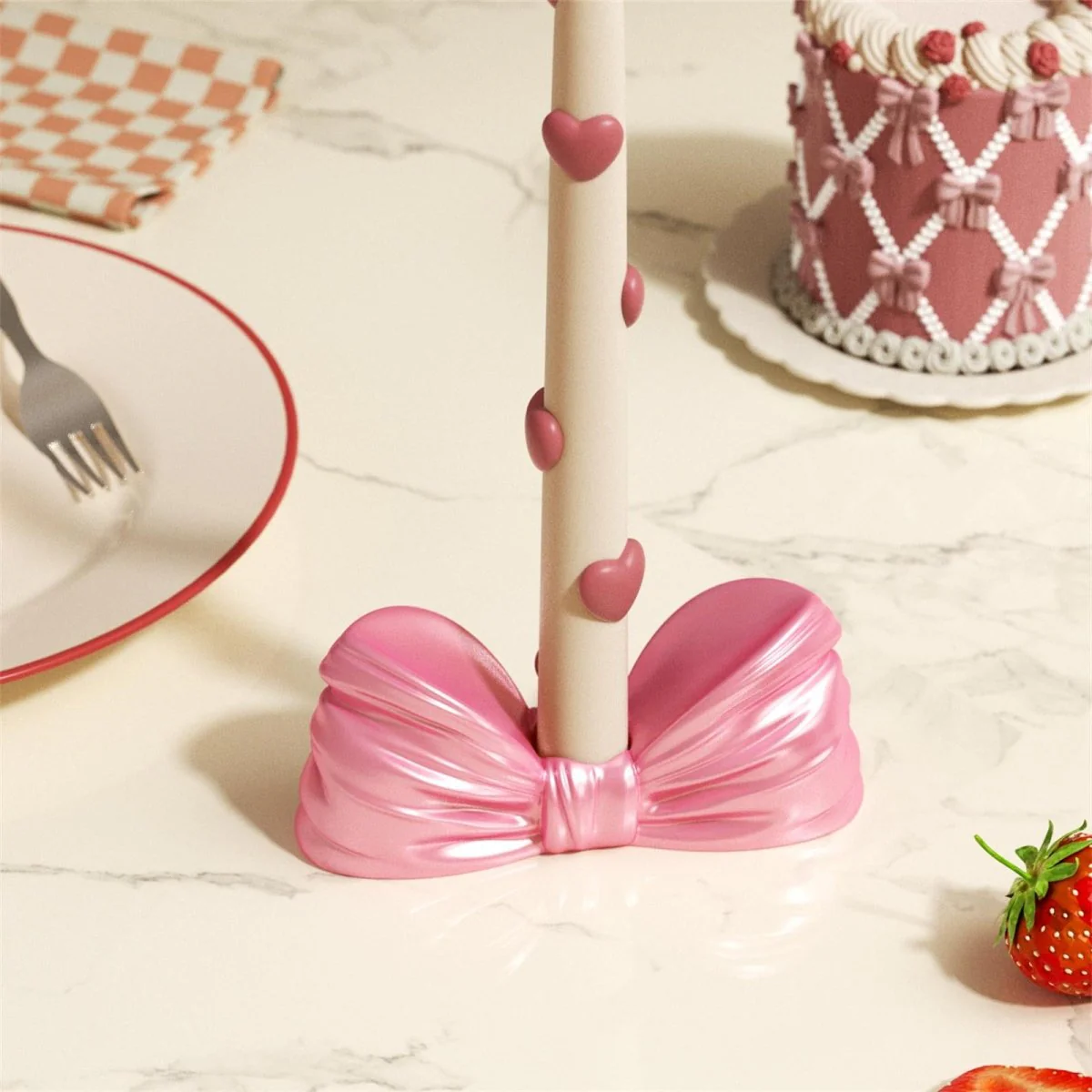 Cutie Bow Candle Holder Silicone Mold - Image 6