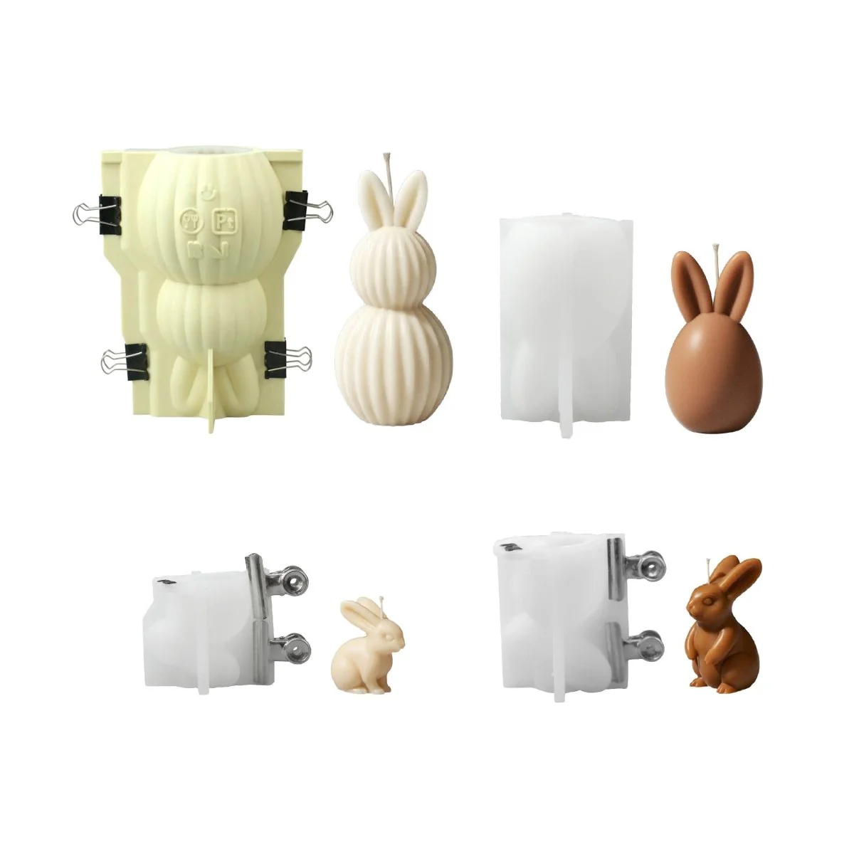 The Little Bunny Garden Candle Silicone Mold Collection - Image 14