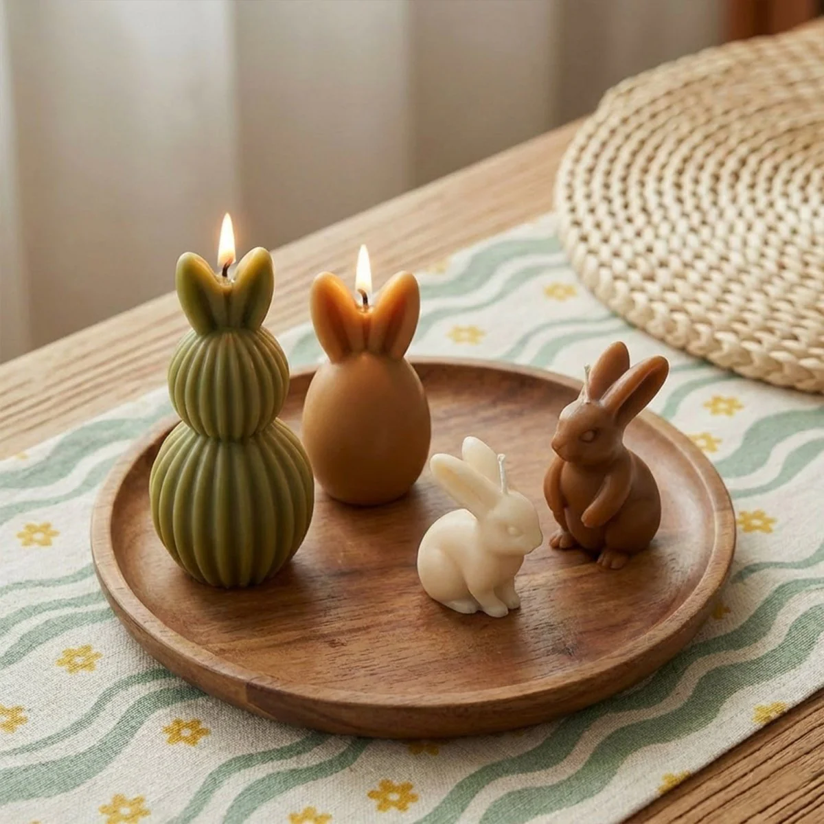 The Little Bunny Garden Candle Silicone Mold Collection - Image 2