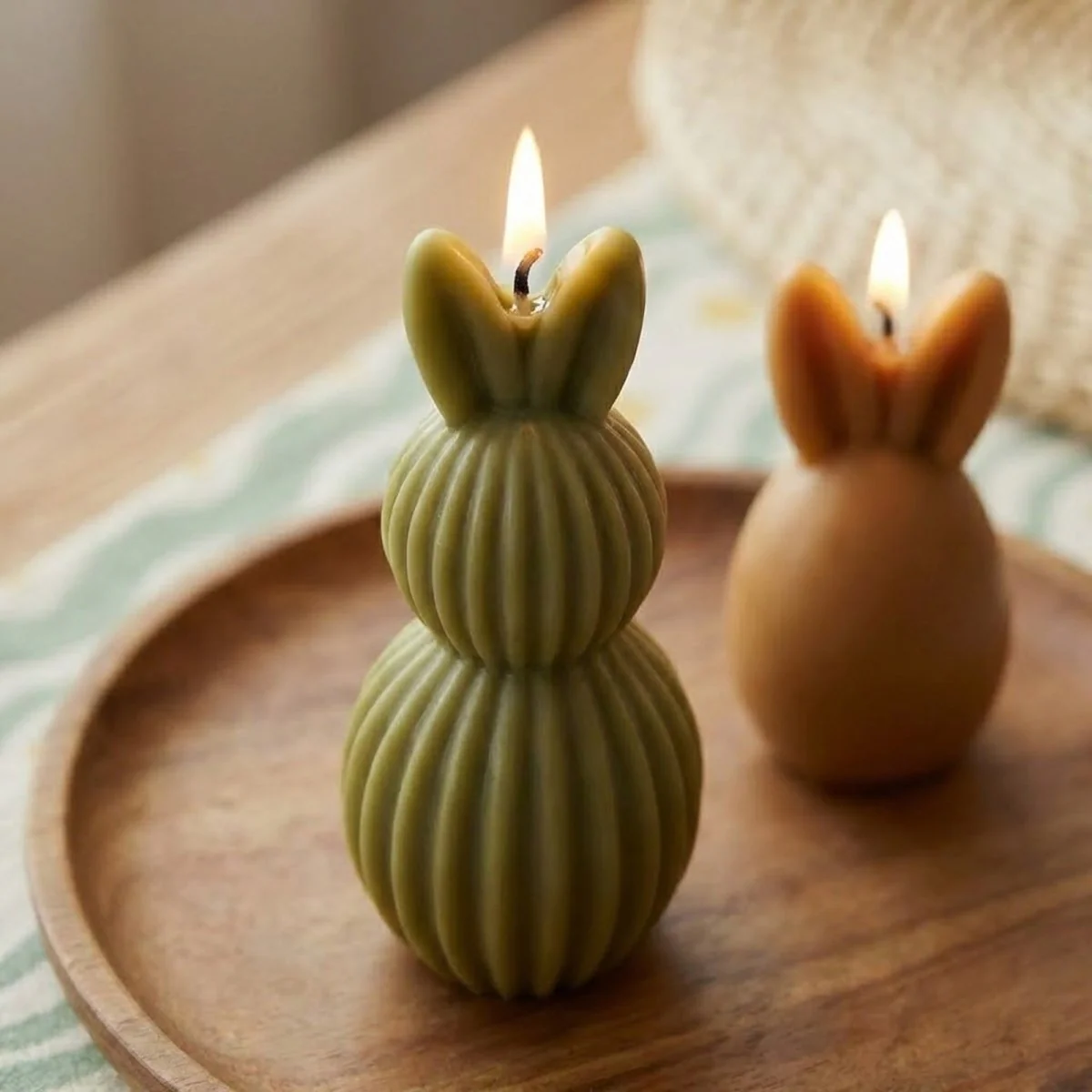 The Little Bunny Garden Candle Silicone Mold Collection - Image 3