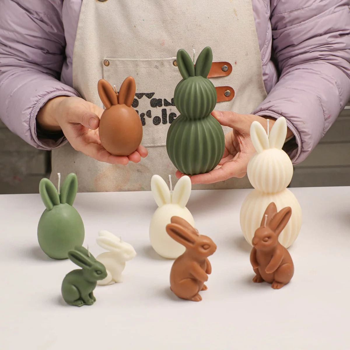 The Little Bunny Garden Candle Silicone Mold Collection - Image 7
